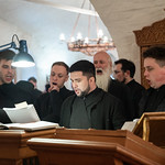 17 апреля 2023, Вечерние богослужения в Свято-Успенском мужском монастыре (Старица)