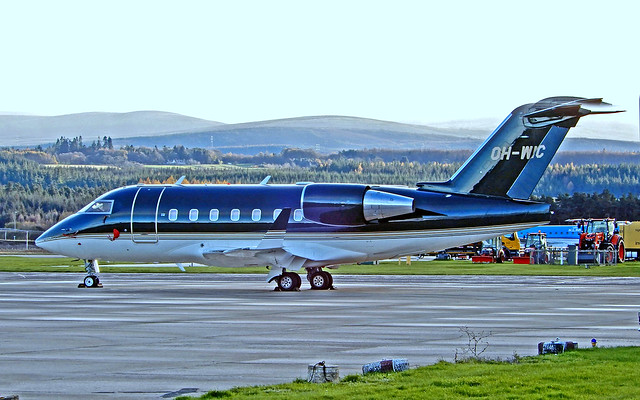OH-WIC   Bombardier Challenger CL.604 [5452] (Jetflite OY) Inverness (Dalcross)~G 25/11/2022