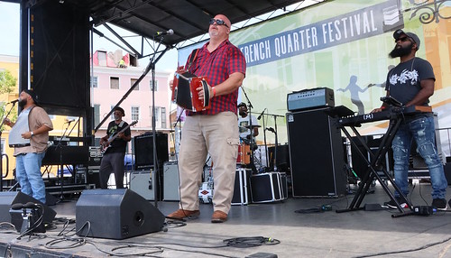 Sabine Connection at French Quarter Fest 2023. Photo by Demian Roberts.