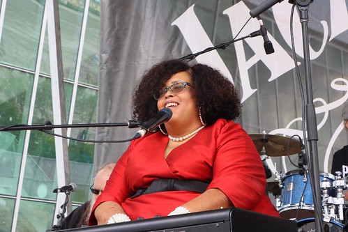 Lilli Lewis at French Quarter Fest 2023. Photo by Demian Roberts.