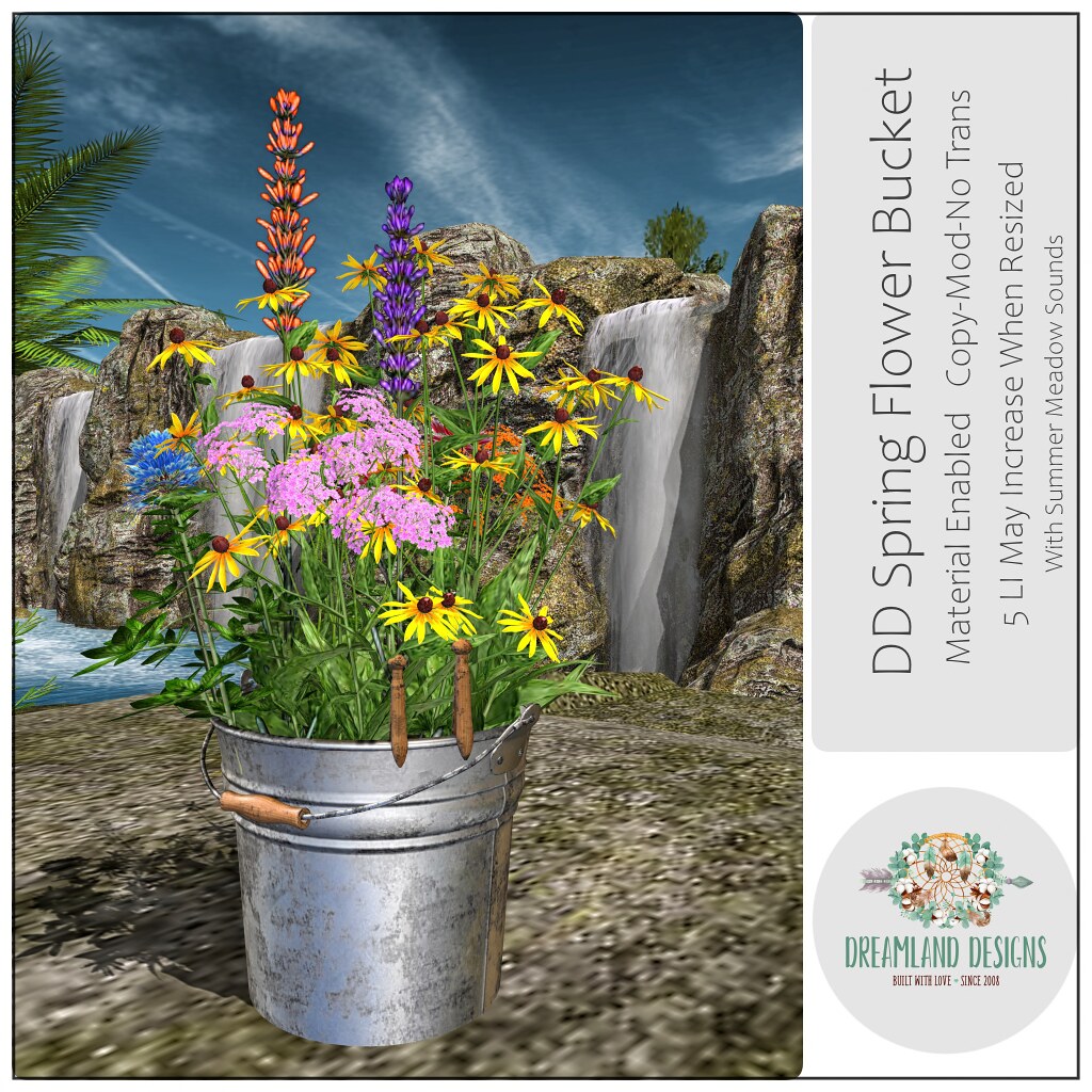 DD Spring Flower Bucket AD