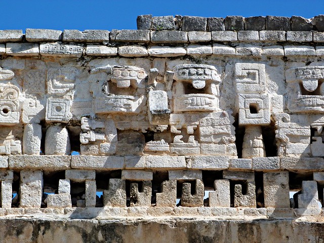 Mascarón de Chaak en Chichén Itzá, Yucatán 🇲🇽