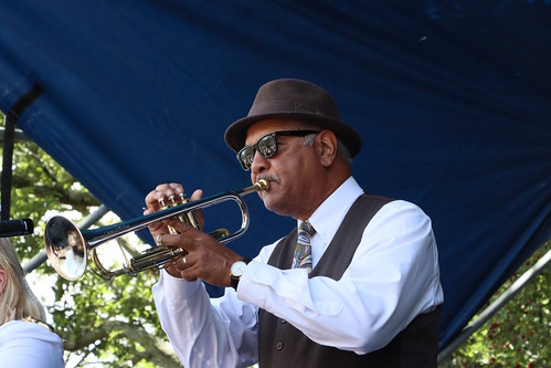 Wendell Brunious at French Quarter Fest 2023. Photo by Demian Roberts.
