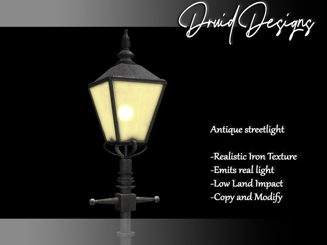Druid Designs - Antique Streetlight Revised