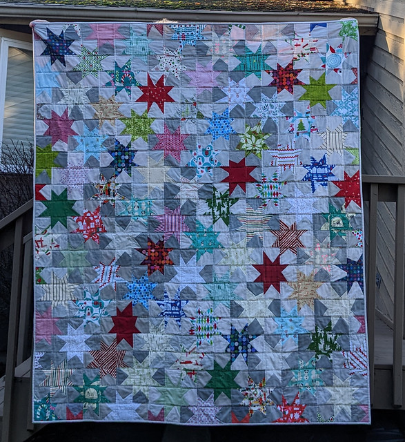 Wonky Stars quilt front