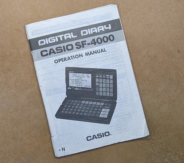 Casio SF-4000 Digital Diary