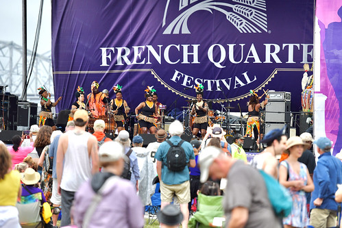 Saquenon Kone at French Quarter Fest 2023. Photo by Michael White.