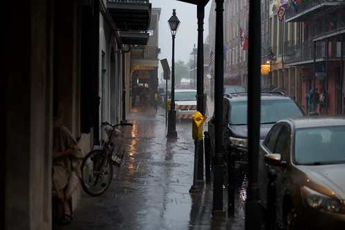Rain delay at French Quarter Fest 2023. Photo by Michael White.