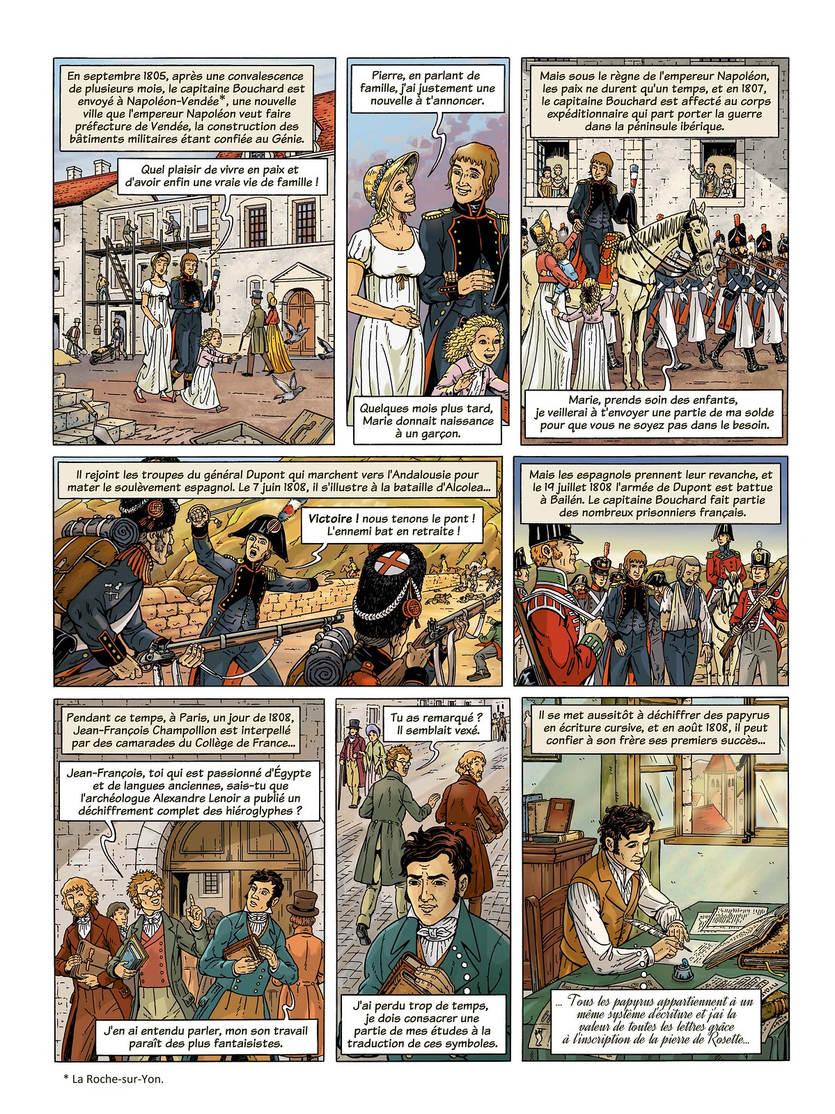 Planche n°10 de la bande dessinée sur Pierre Bouchard