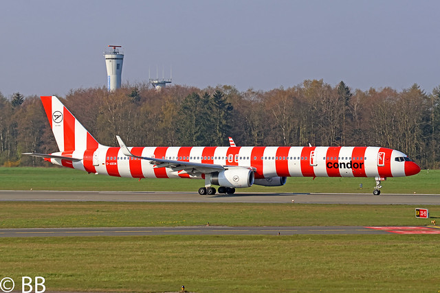 23-04-17, Condor, Boeing 757-300, D-ABOM, Hamburg FuhlsbÃ¼ttel Airport