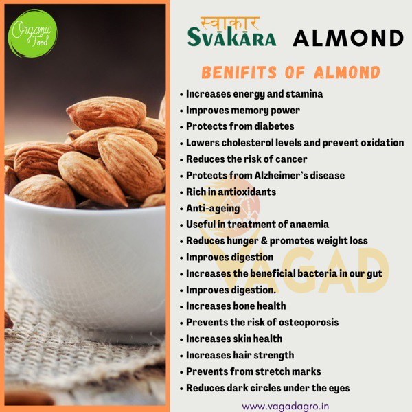 Types of Almonds and Healthy Benefits Of Almonds