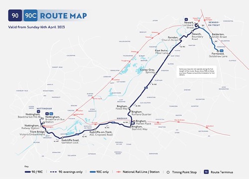 ‘Vectare’ Route map. on Dennis Basford’srailsroadsrunways.blogspot.co.uk’.