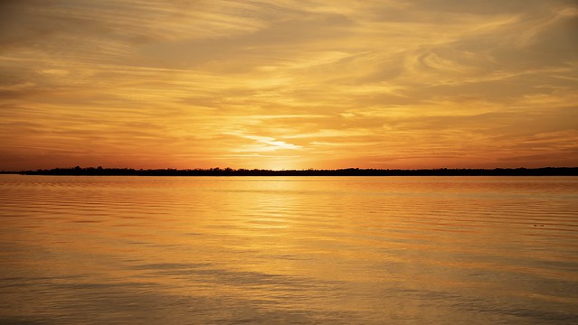 Sunset at Lake Ray Roberts, Pilot Point TX