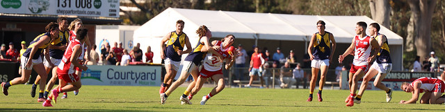 Shepparton Swans versus the Mansfield Eagles.