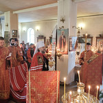 22 апреля 2023, Литургия в церкви в честь равноапостольной Марии Магдалины (Редкино)