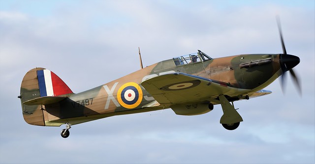 1940 RAF Hawker Hurricane Mk1 V7497 G-HRLI SD-X No 501 Squadron