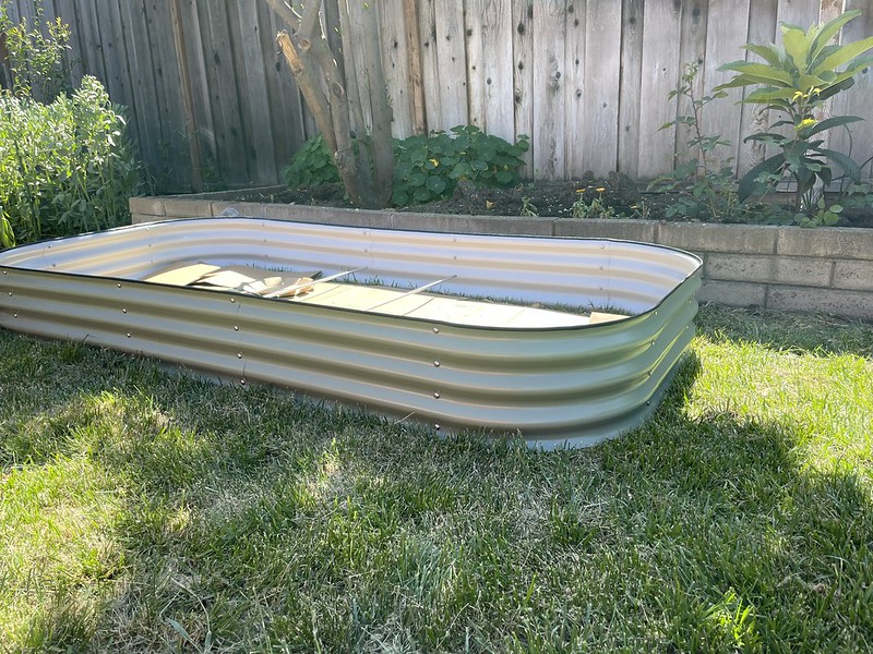 Yet another raised bed prepared