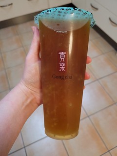 Lemon Roasted Melon Tea with Basil Seed from Gong Cha