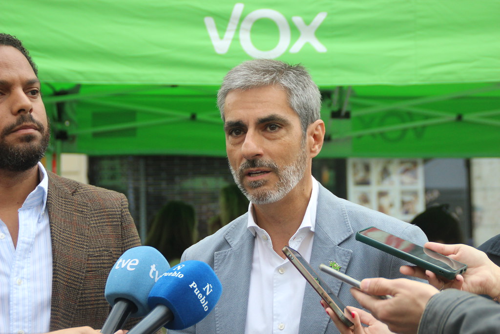 FOTOGRAFÍA. BARCELONA (ESPAÑA), 23.04.2023. El secretario general de VOX, Ignacio Garriga Vaz de Concicao. Ñ Pueblo (20)