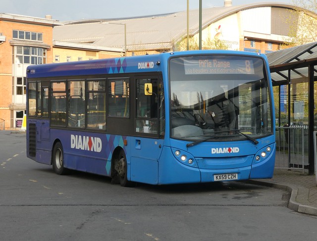 Diamond Buses 21101 at Kidderminster bus station