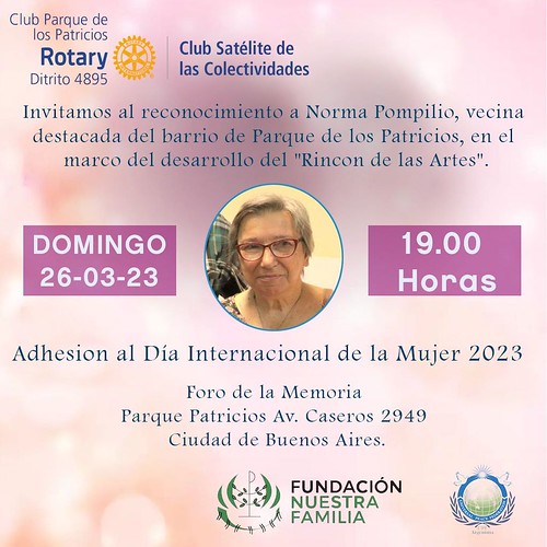 Argentina-2023-03-26-Recognition of Outstanding Neighbor for International Women’s Day