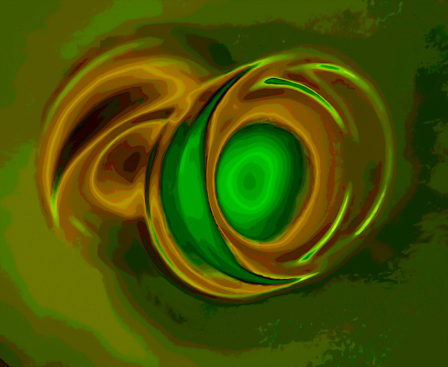 Neon Light Abstract in motion created by Nolan H. Rhodes