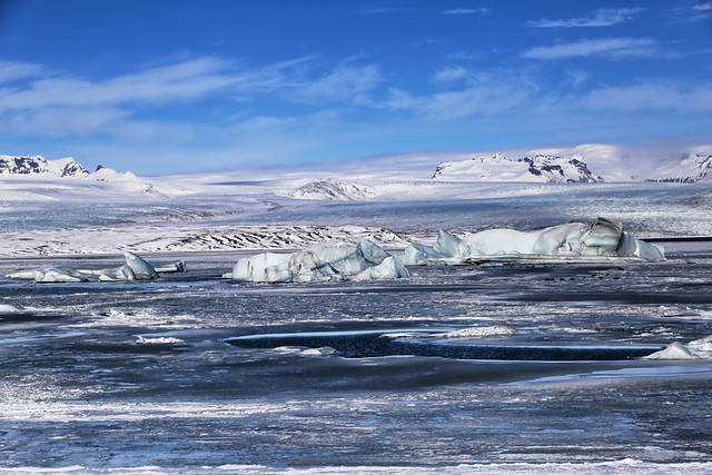 Les icebergs de Jökulsárlón // Jökulsárlón icebergs