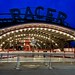 Early morning at Kennywood’s Racer.