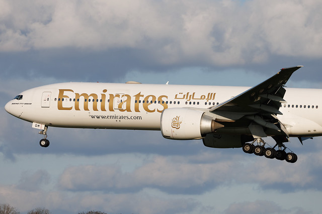 Brussels Airport: Emirates (EK / UAE) | Boeing 777-31H(ER) B77W | A6-EQM | MSN 42361