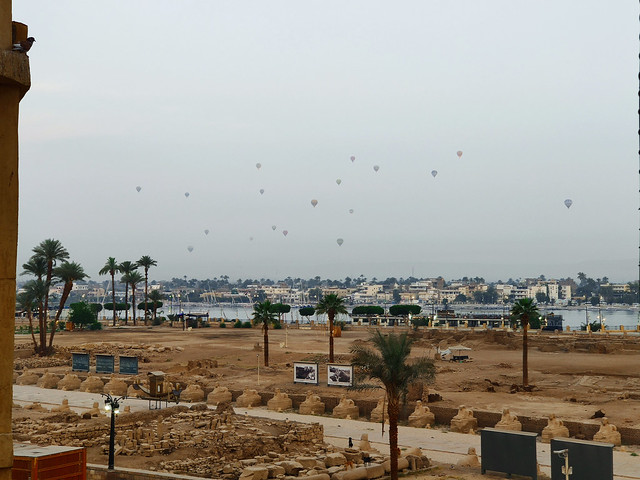 Hot Air Balloon Mass Ascent - Early Morning Walk - Luxor, Egypt