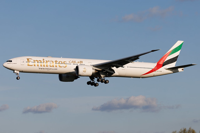 Brussels Airport: Emirates (EK / UAE) | Boeing 777-31H(ER) B77W | A6-EQM | MSN 42361