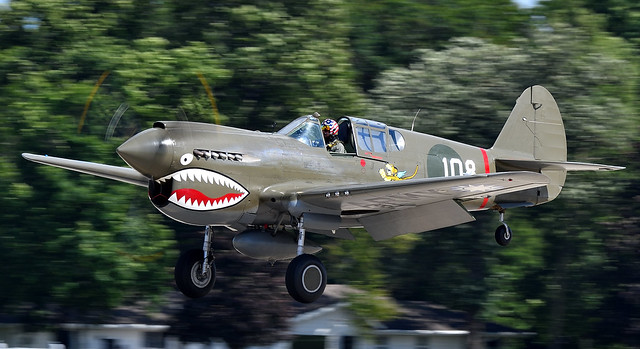 1941 Curtiss P-40E Kittyhawk 108 USAAF 41-35927 N1941P Delivered to RAF as ET573 s/n 4181M