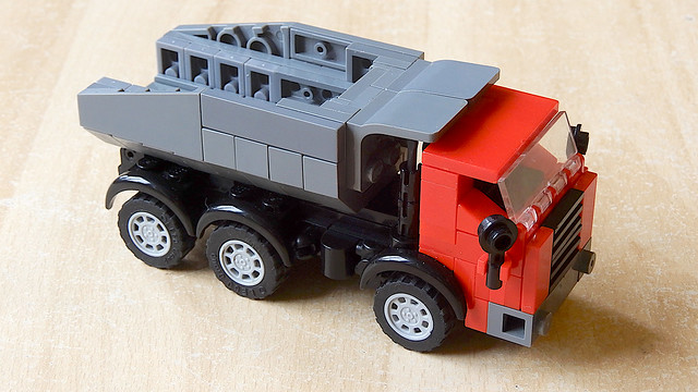 How to Build Lego Tatra Tipper Truck 6X6 (MOC - 4K)