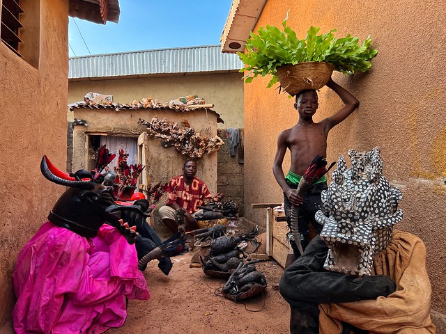 Máscaras Wambele de los Senufo en Costa de Marfil