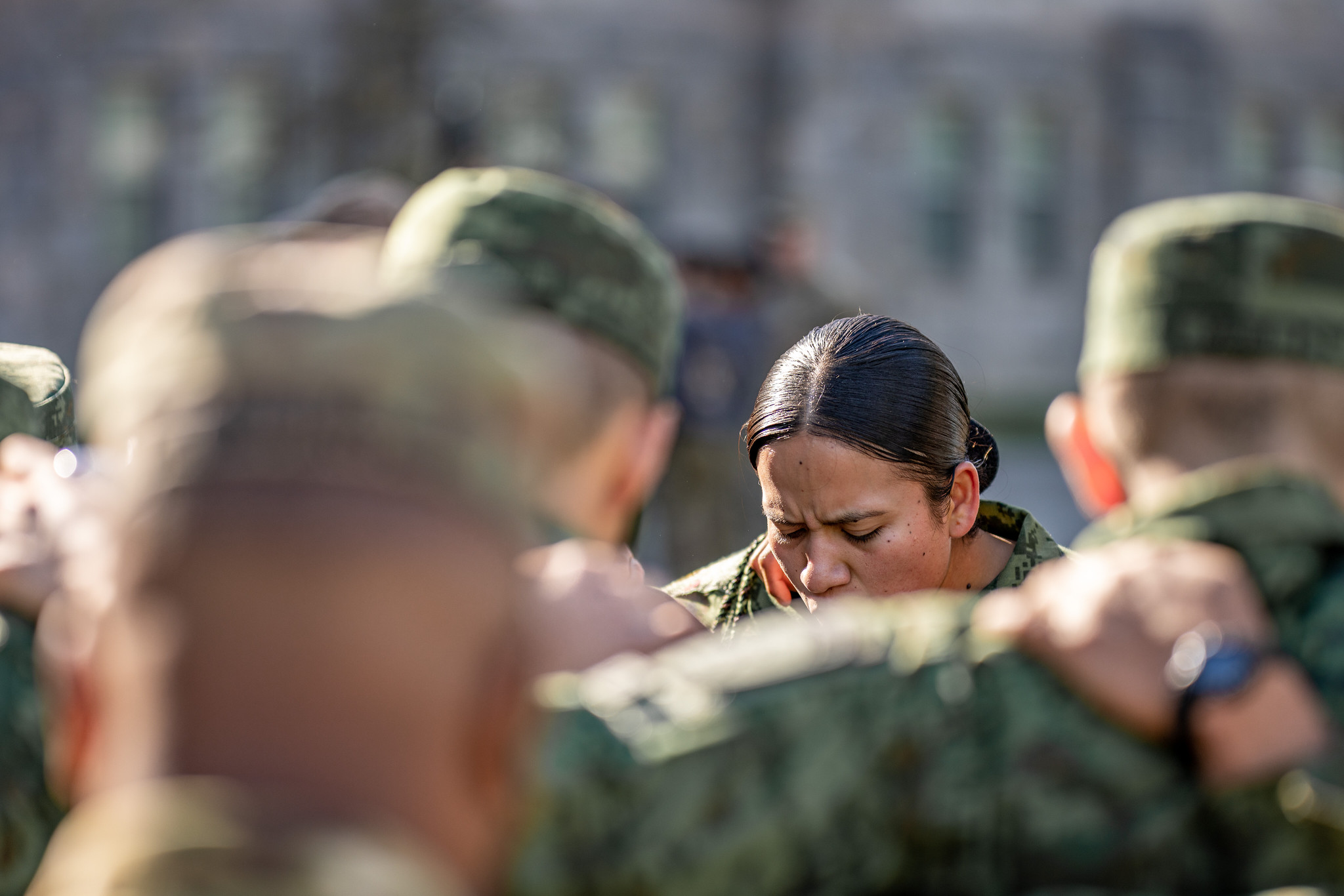 Teams conduct a relay race to determine the order of movement for the 2023 Sandhurst Military Skills Competition hosted at West Point, N.Y., Apr. 24, 2023. (U.S. Army Photo by Cadet Noah Murray)