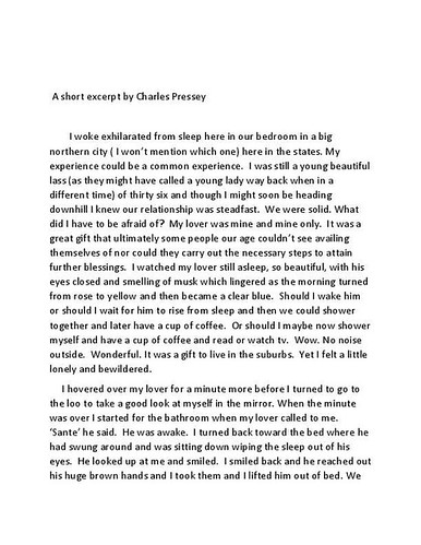 A short excerpt by Charles Pressey | Charles Pressey | Flickr