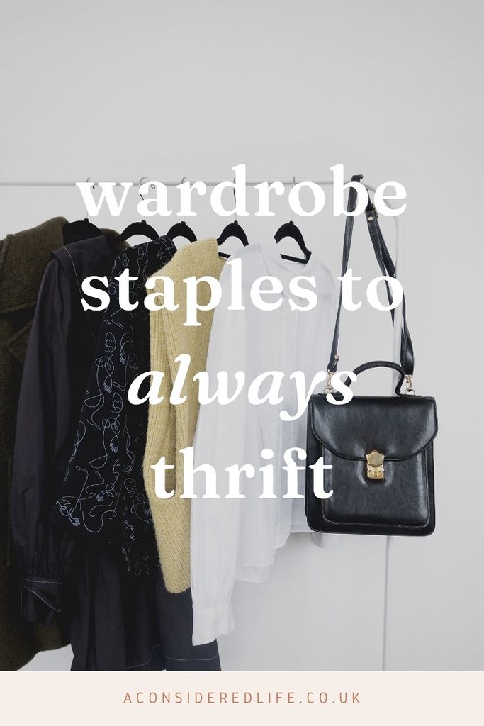 Wardrobe Staples to Always Buy Second-Hand