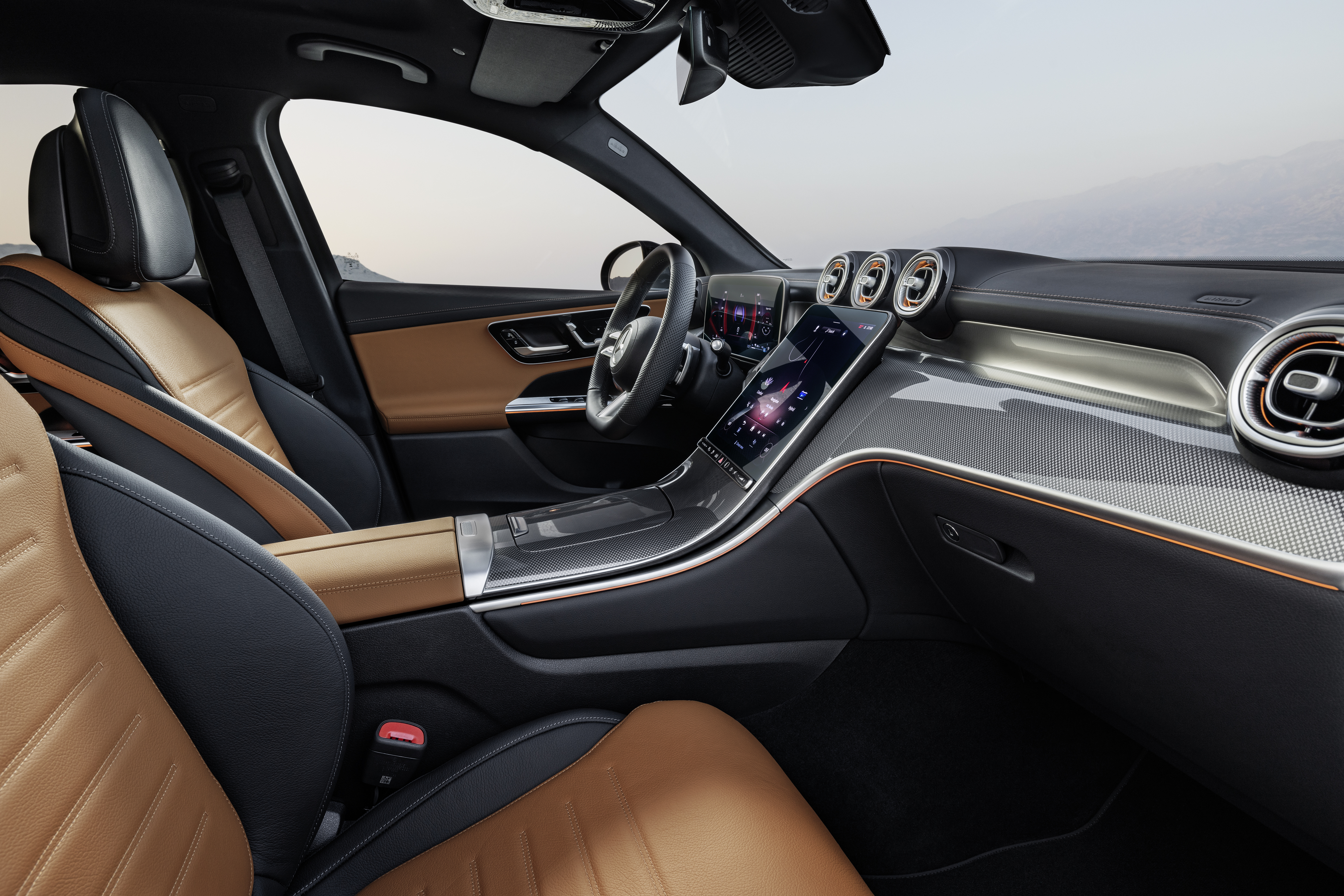 Interior do Mercedes-Benz Glc Coupe