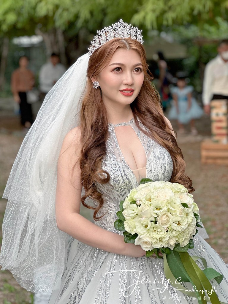 【新秘蓁妮】bride郁寧 訂結婚造型 / 新中式,戶外婚禮