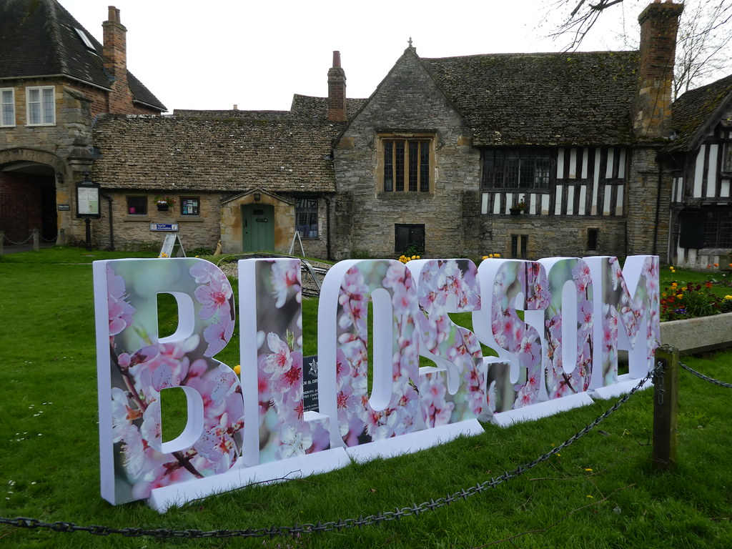 Blossom Sign, Evesham, Worcestershire