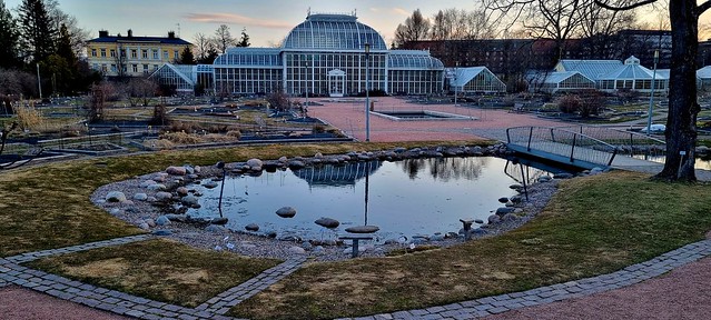 Botanic Garden ready for spring, Helsinki Finland April 2023