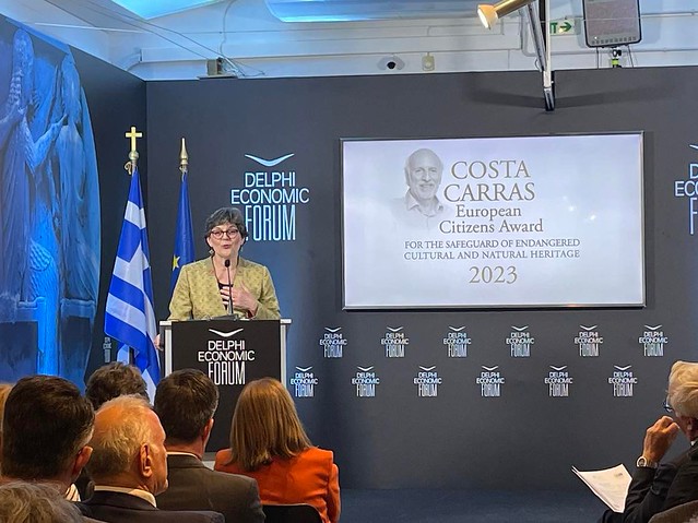Costa Carras European Citizens Award Ceremony at Delphi Economic Forum 2023