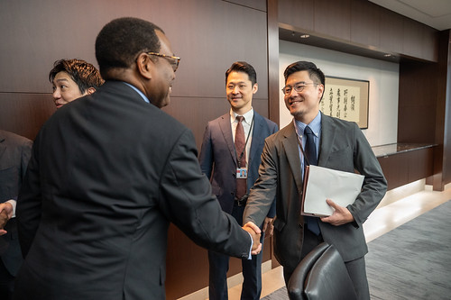 AfDB President's visit to Tokyo: Meeting with Mitsubishi Corporation