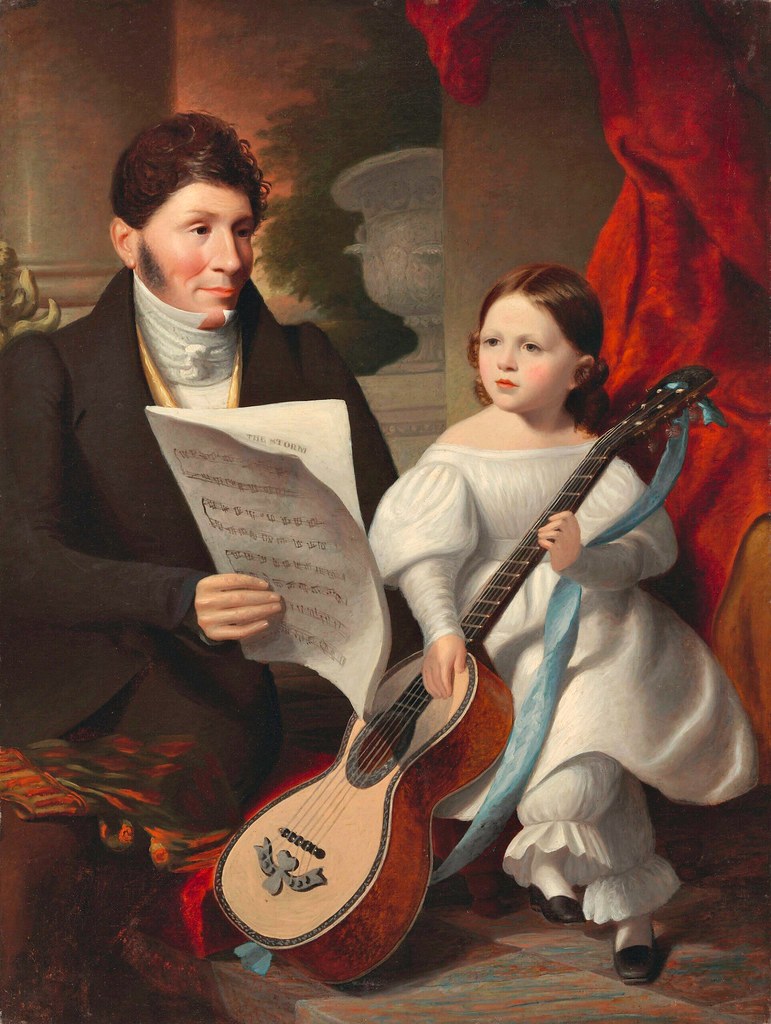 American school - The music master (c.1835)
