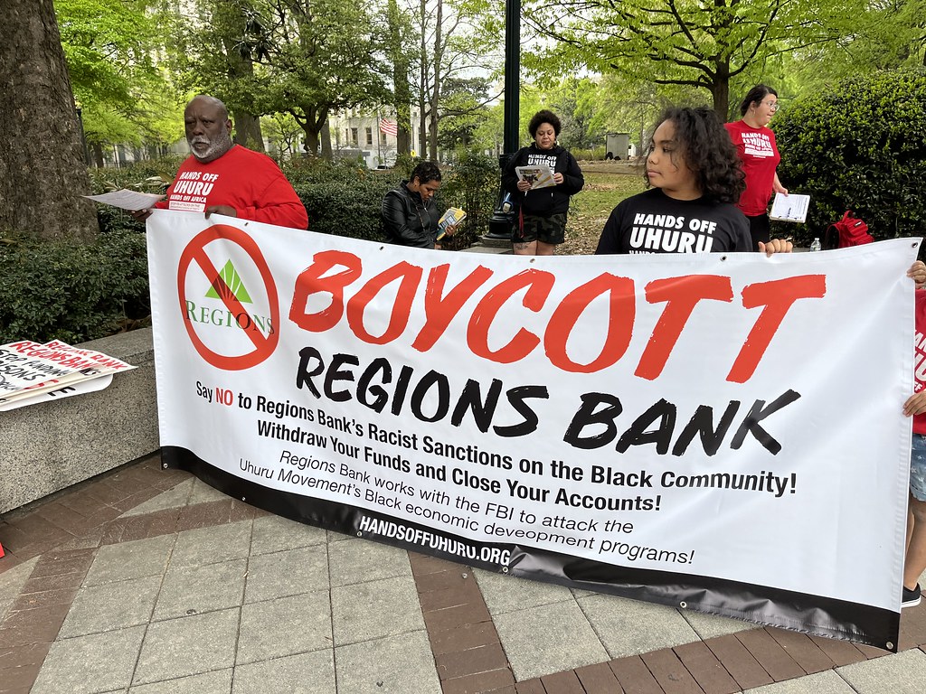 Regions Bank Protest -  Birmingham - Mar. 31, 2023 - Highlights