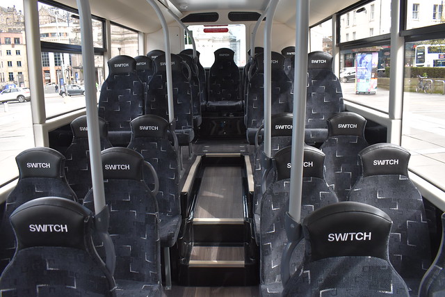 Switch Mobility Metrocity EV Demonstrator Interior