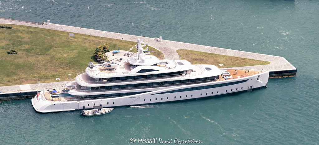 Viva Superyacht Owned by Frank Fertitta III at Fisher Island Terminal