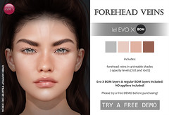 Forehead Veins (Evo X & regular BOM) for FLF