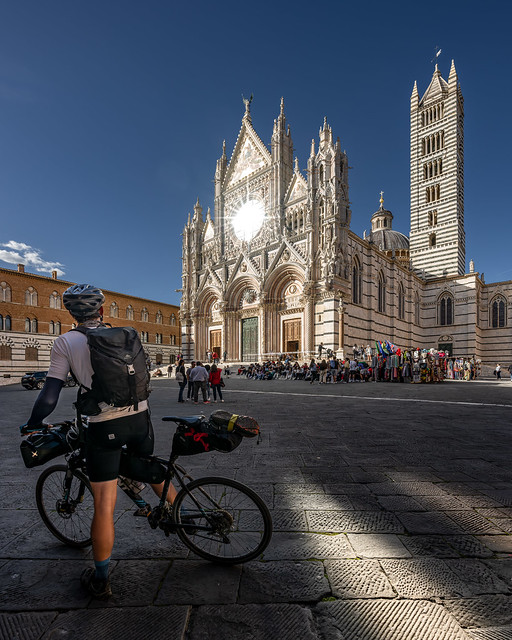 Admiring Siena Cathedral