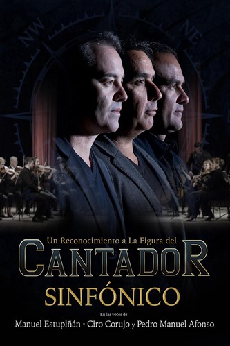 Cartel promocional del espectáculo "Cantador Sinfónico"